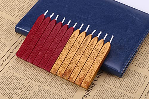 12Pcs Sealing Wax Sticks for Wax Seal Stamp (12 Count)