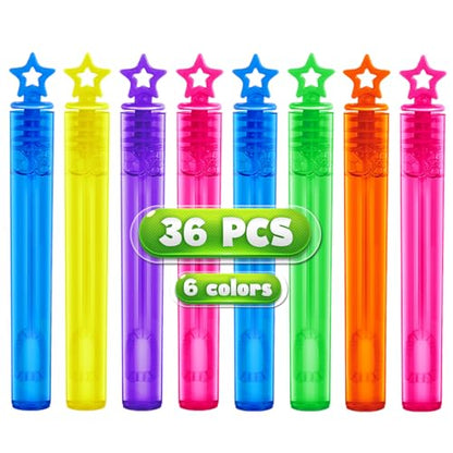 36 Pcs Mini Bubble Wands for Party Favors & Classroom Prizes (36 Count)