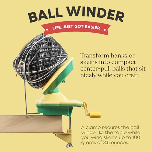 Yarn Ball Winder for Knitting and Crocheting