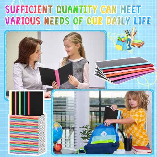 100 Pack A5 Composition Notebooks Bulk 5"x8" Notebooks Novel Color (100 Count)