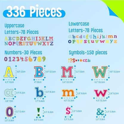336 PCS Alphabet Combo Set
