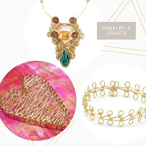 28 Gauge Tarnish Resistant Brass Craft Wire