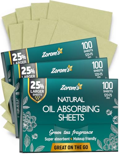 XL Oil Blotting Sheets for Face (300 Count)