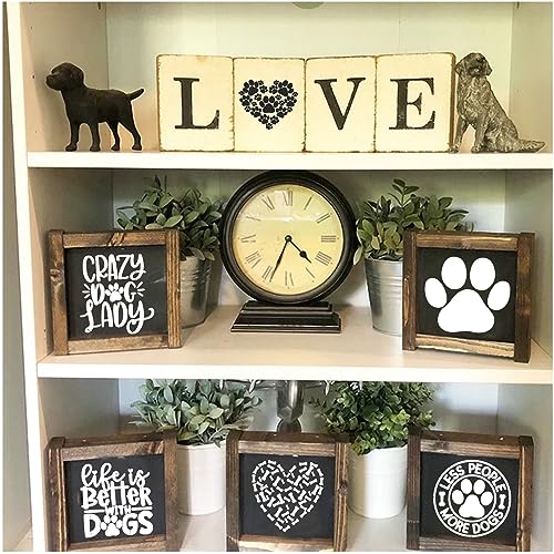 Small Stencils for Painting on Wood Burning Reusable (65 Count)
