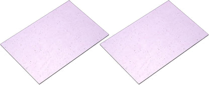MECCANIXITY 2 Pcs Stained Glass Sheet Mosaic Tile 7.9 Inch x 5.9 Inch Purple Color Stained Glass Sheets for Crafts DIY Art Project