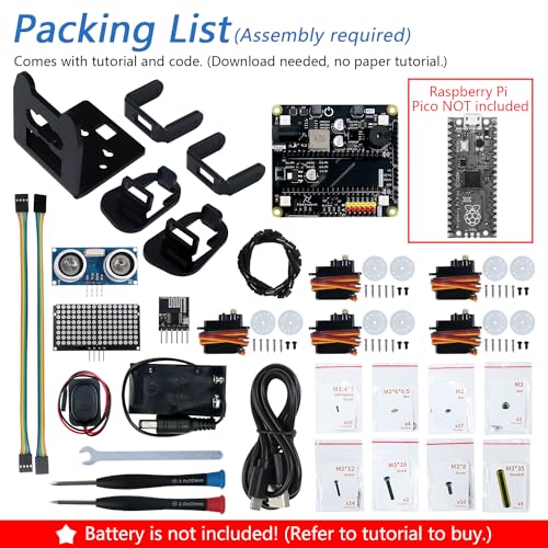 Bipedal Robot Kit for Raspberry Pi Pico