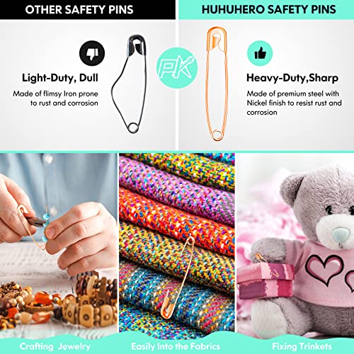 340 Pack Safety Pins Assorted (340 Count)