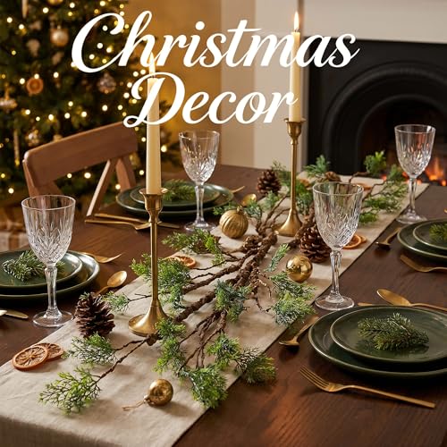 39.3in Bendable Artificial Pine Tree Branch Cedar Stems Reptile Yules Decor