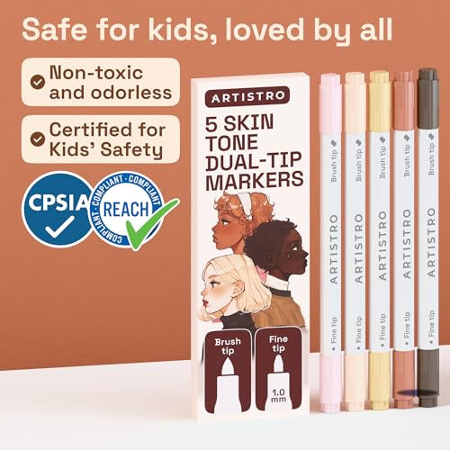 5 Skin Tones Dual (5 Count)