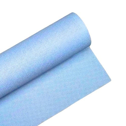 2 Sheets of Light Blue 14 Count Aida Cloth