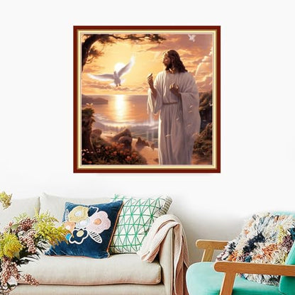 Stamped Cross Stitch Kits Full Range of Embroidery Needlework Starter Kits for Beginners Adults 11CT Embroidery Patterns Art Crafts DIY Needlepoint Kits