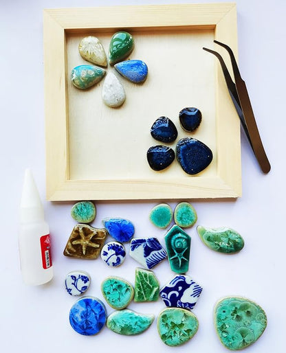 0.99 lb Mosaic Tiles for Crafts Bulk