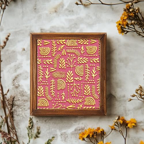 16 Sheets 16 Styles Natural Knitted Texture Polymer Clay Texture Mat Sun Moon Stars Modeling Pattern Pad Bohemian Texture Sheets for Polymer Clay Making Earrings Jewerly Tools
