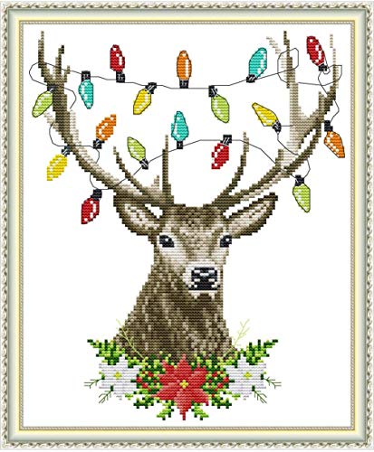 Cross Stitch Stamped Kits 11CT 14X16 inch Pre