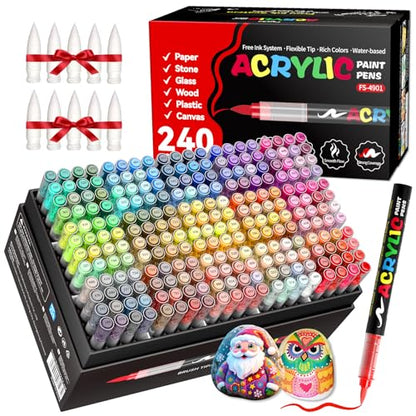 240 Colors Acrylic Paint Marker (240 Count)