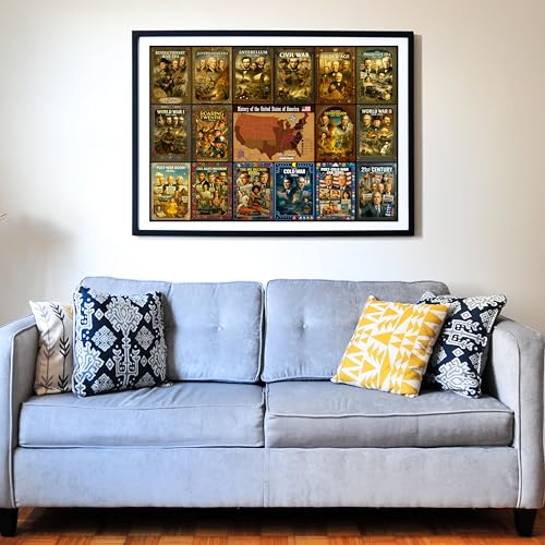 History of the United States 1000 Pieces Large Format Jigsaw Puzzle