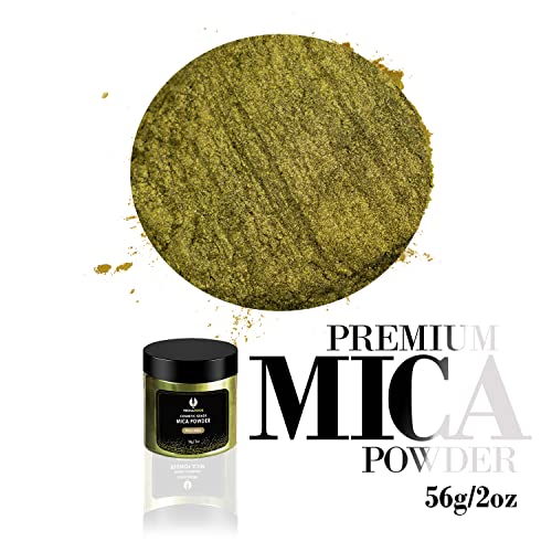 Pickle Green Mica Powder for Epoxy Resin 56g