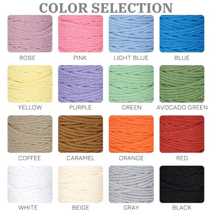 Macrame Cord 3mm x 164 Yards (492 Foot)