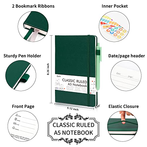 5 Pack Journal Notebook Bulk for School (5 Count)