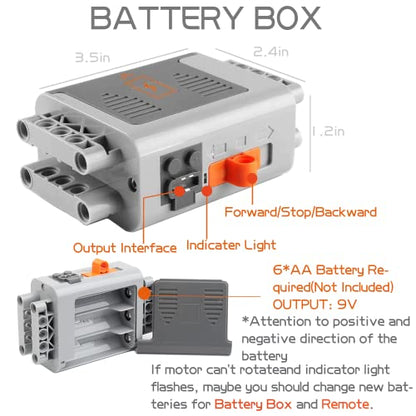 54PCS Power Function Motor Set