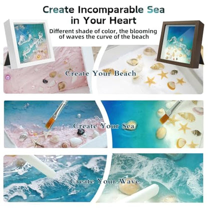 Crafts for Adults Zen Ocean Resin Art Kit