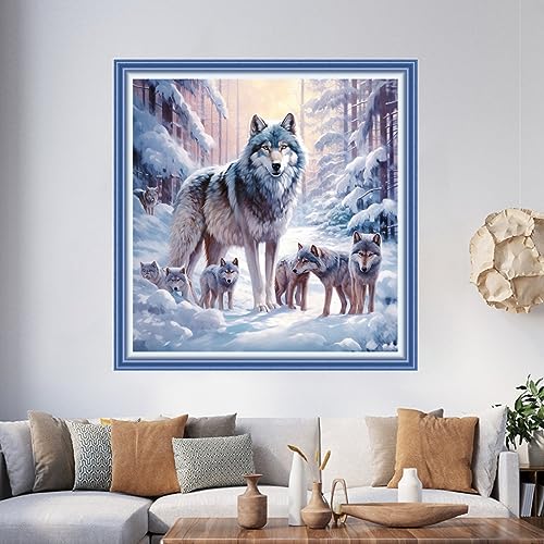 Beginners Cross Stitch Kits Stamped Full Range of Embroidery Kits for Adults DIY Cross Stitches kit Embroidery Patterns for Needlepoint kit