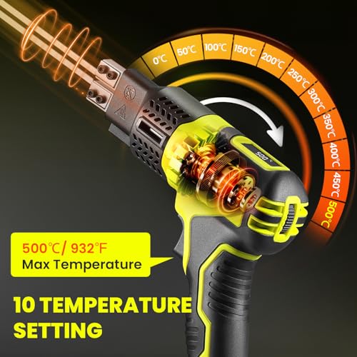 Cordless Hot Knife 2 Blades 4"+6" Set 3.0Ah Battery Powered 100W