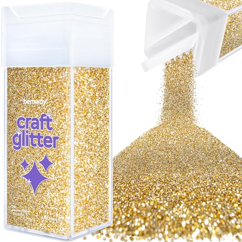 Craft Glitter Shaker Gold Silver 130g Microfine (3.8 Ounce)