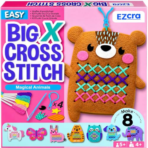 My First Cross Stitch Kit for Kids Ages 4