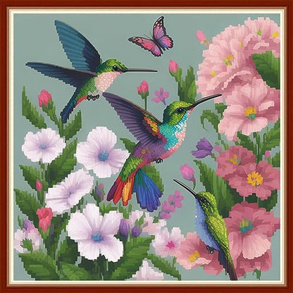 Stamped Cross Stitch Kits Full Range of Embroidery Patterns Starter Kits for Beginners Adult DIY Cross Stitches Needlepoint Kits 11CT