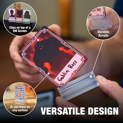 50pcs Erasable DND Initiative Tracker