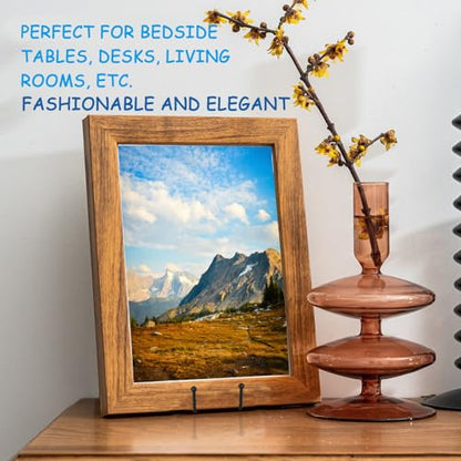 5 Pack 12 Inch Black Picture Stands Plate Stands for Display Large Book Stands for Picture (5 Count)