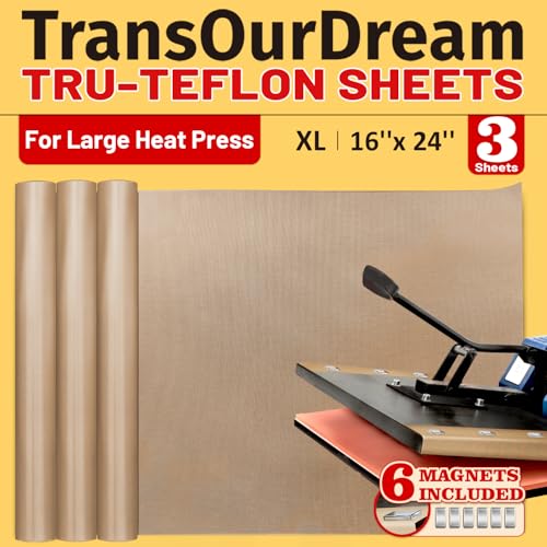 3 PTFE Teflon Sheets