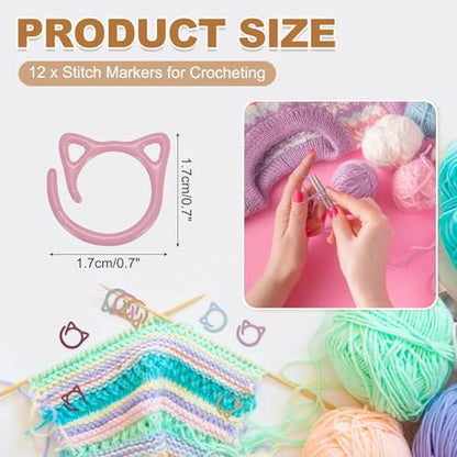 Cat Crochet Stitch Markers
