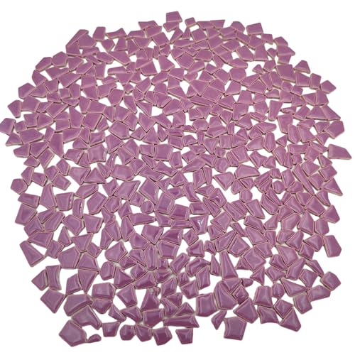 1.1LB Irregular Ceramics Mosaic Tiles (350 Count)