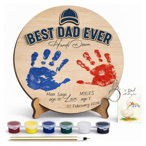 10'' Best Dad Ever Hands Down