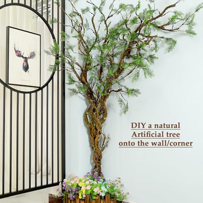 39.3in Bendable Artificial Pine Tree Branch Cedar Stems Reptile Yules Decor
