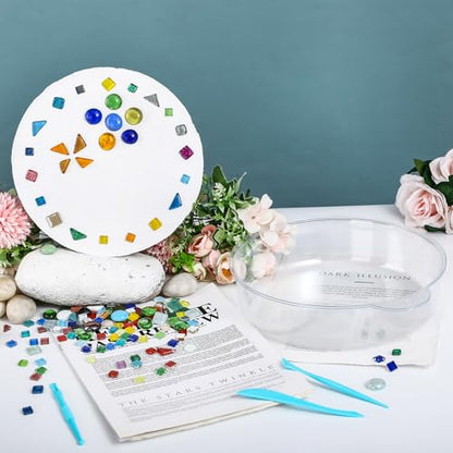 24 Pcs Stepping Stone Kit Includes Concrete Mold (24 Count)