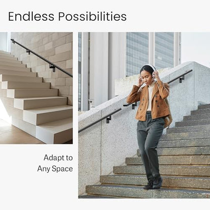 Modern Aluminum Handrail Complete DIY Kit