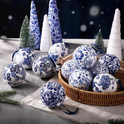 36 Pack 6 Style Blue and White Decoupage Chinoiserie Napkins (36 Count)
