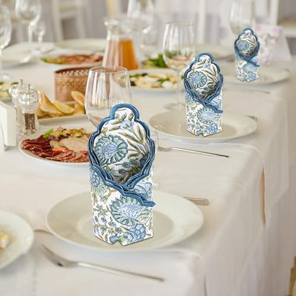 Hand Block Print Cloth Napkins (4 Count)
