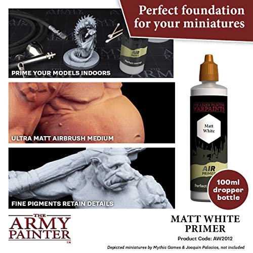 Airbrush Primer Matt White (3.3814 Fl Oz)