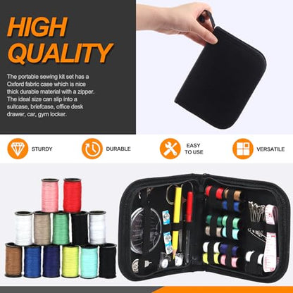 98Pcs Sewing Kit With Portable Bag (98 Count)