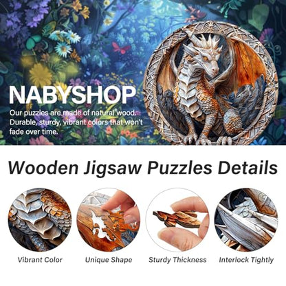 Wooden Puzzles for Adults (200 Count)