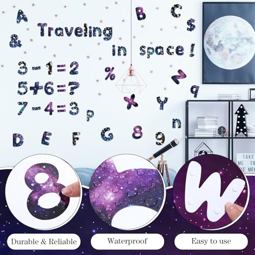 221 Pcs Space Bulletin Board Letters for Classroom Wall (225 Count)