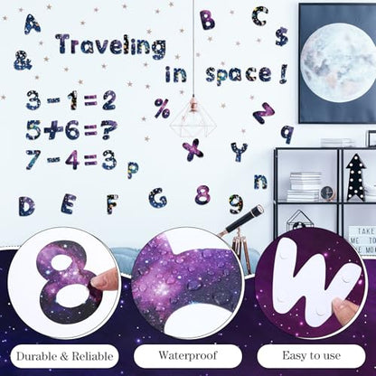 221 Pcs Space Bulletin Board Letters for Classroom Wall (225 Count)