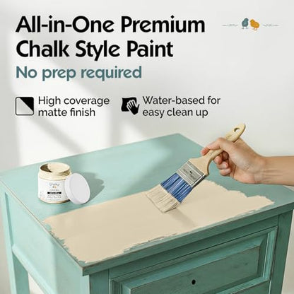 Cuppa Latte 16 Fl Oz Chalk Paint for Furniture All in One