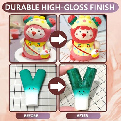 120ml Clear Varnish for Air Dry Clay