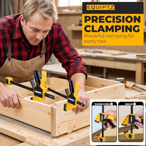 12 inch Bar Clamps for Woodworking (2 Count)