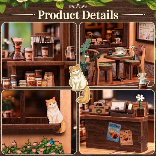 DIY Miniature House Kit Japanese Coffee Shop Dollhouse
